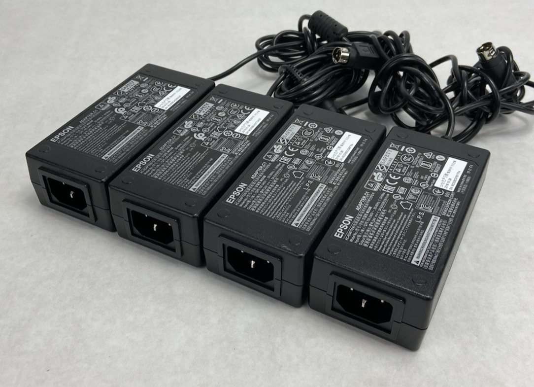 Espon Printer M235B 24V 1.5A C1 AC Adapter - Lot of 4 (Four)