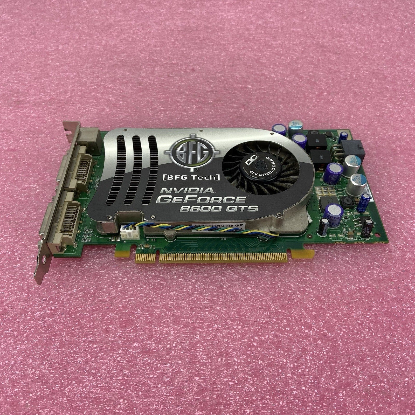 BFG TECH Nvidia GeForce 8600 GTS PCIe 256MB Graphics Card BFGR86256GTSOCE4