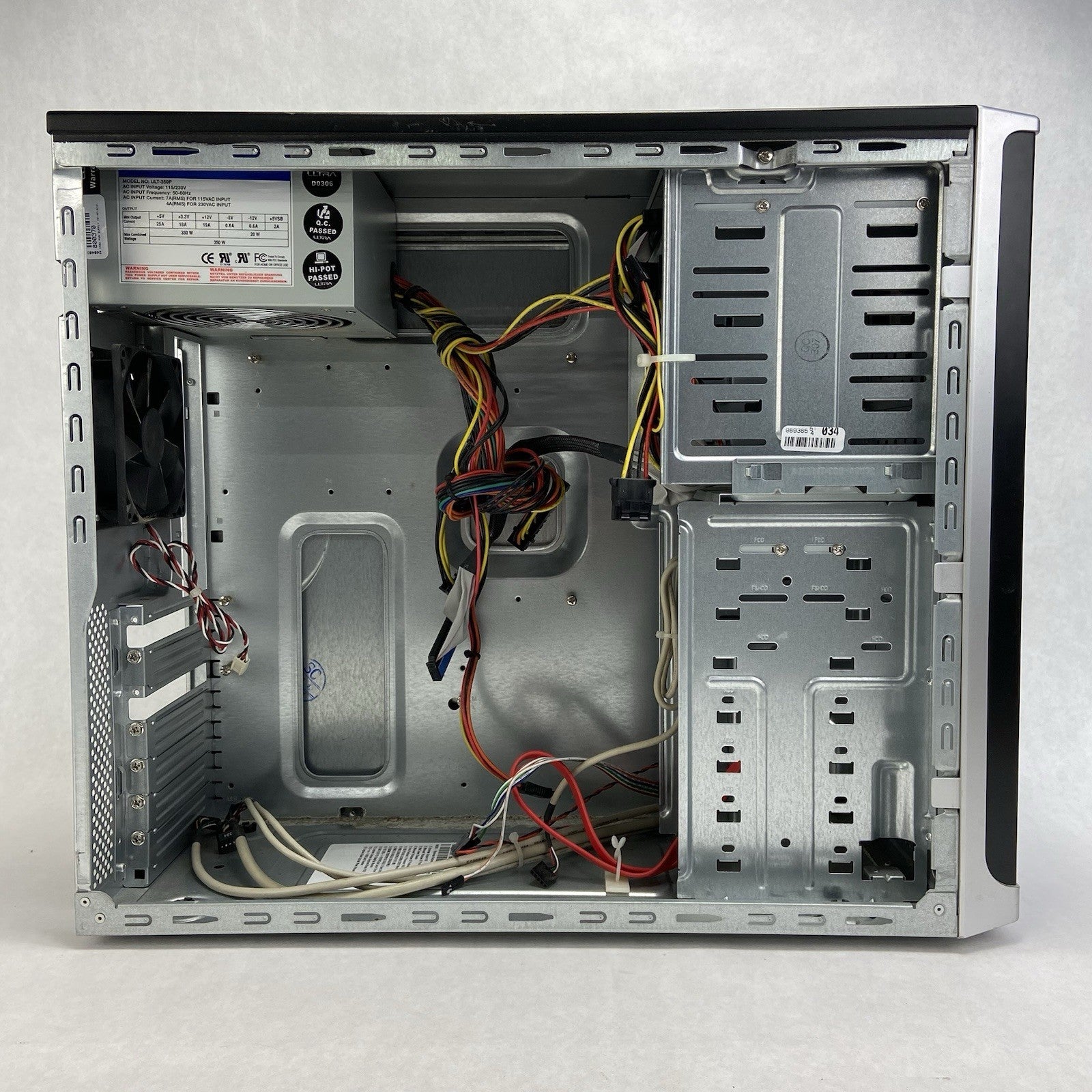 Systemax Venture Mid Tower Computer Case Ultra ULT-350P 350W PSU8