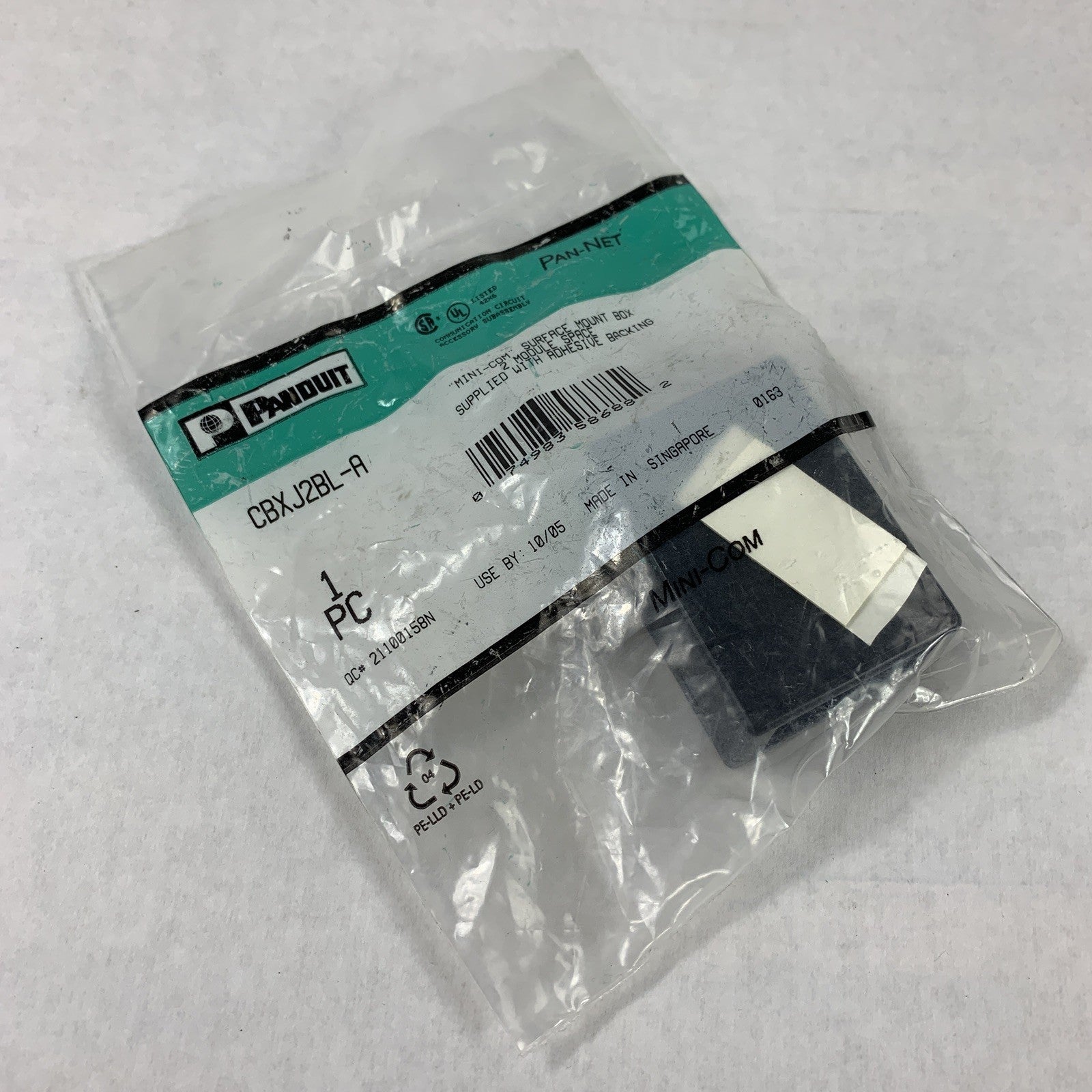 Panduit CBXJ2BL-A Mini-Com Surface Mount Box New Sealed
