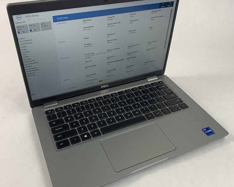 Dell Latitude 5420 14" Laptop  i7-1165G7 2.8 GHz 8 GB RAM No OS/SSD/AC