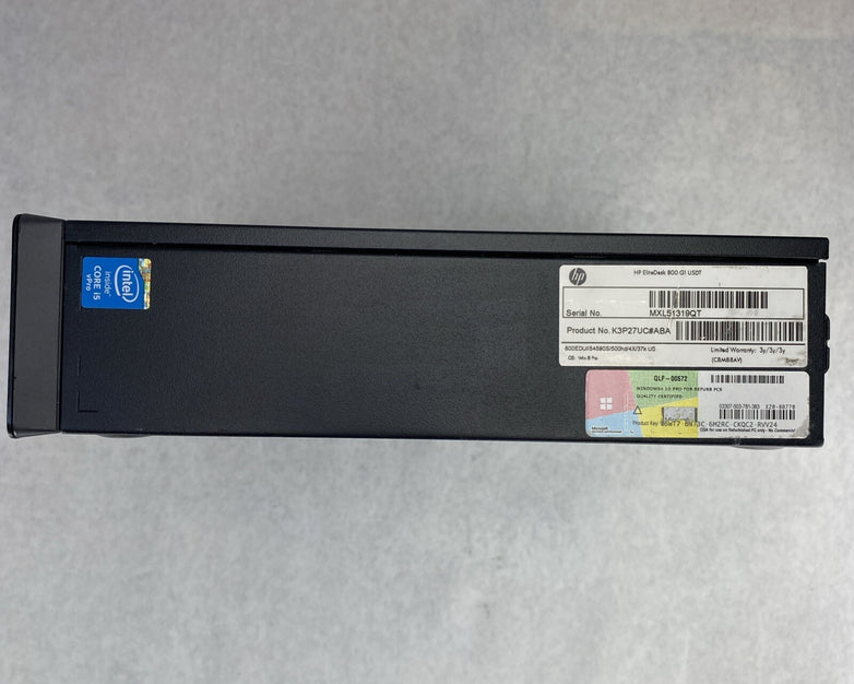 HP EliteDesk 800 G1 USDT Intel Core i5-4570s 2.90GHz 8GB RAM DVDRW No AC No HDD