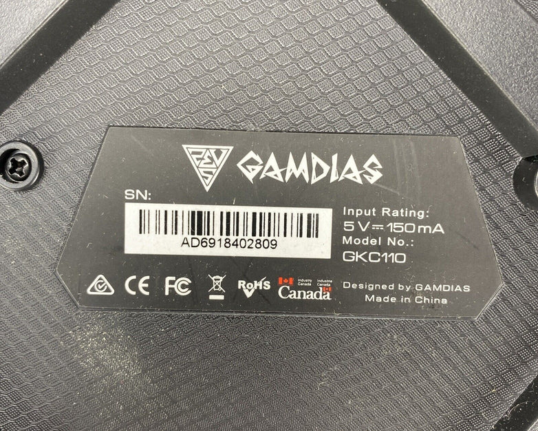 GAMDIAS ARES GKC1110 Gaming Wired Keyboard