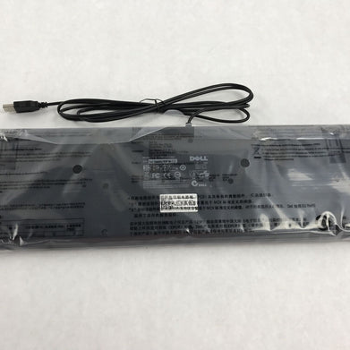 Dell M372H Black Quiet Slim USB Wired Keyboard QUERTY 0M372H-71581 KB1421
