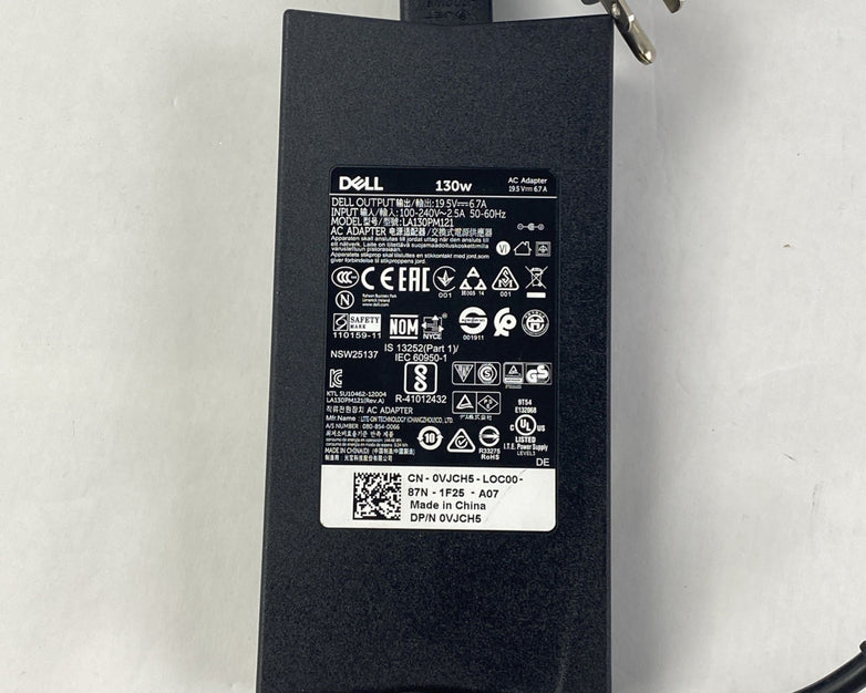 Dell LA130PM190 130W 19.5V 6.7A 7.4mm Barrel AC Adapter - Mixed Lot of 4