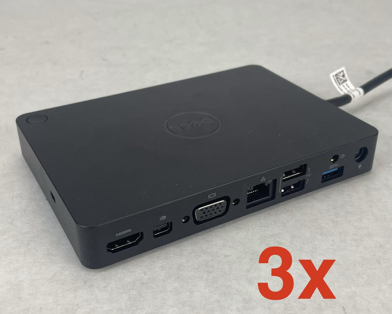 Dell WD15 K17A USB-C Docking Station K17A001 Dock Power Tested 130w Lot of 3