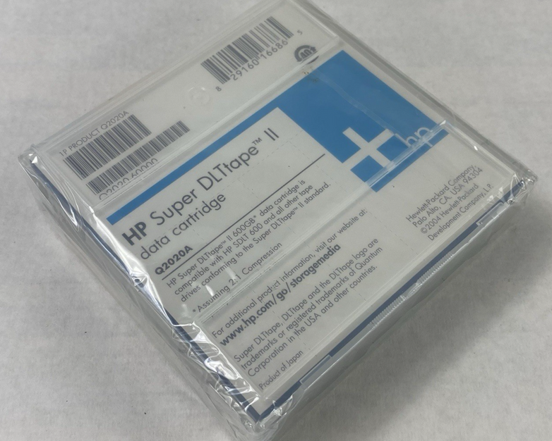 HP Q2020A Super DLTtape II 600GB Data Cartridge Lot of 2