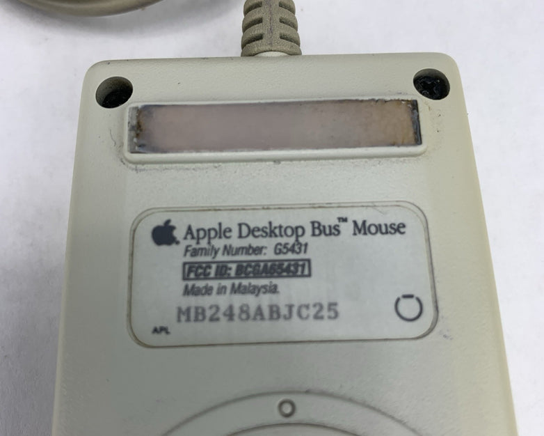 Vintage Apple G5431 Desktop Bus Mouse -Parts or Repair