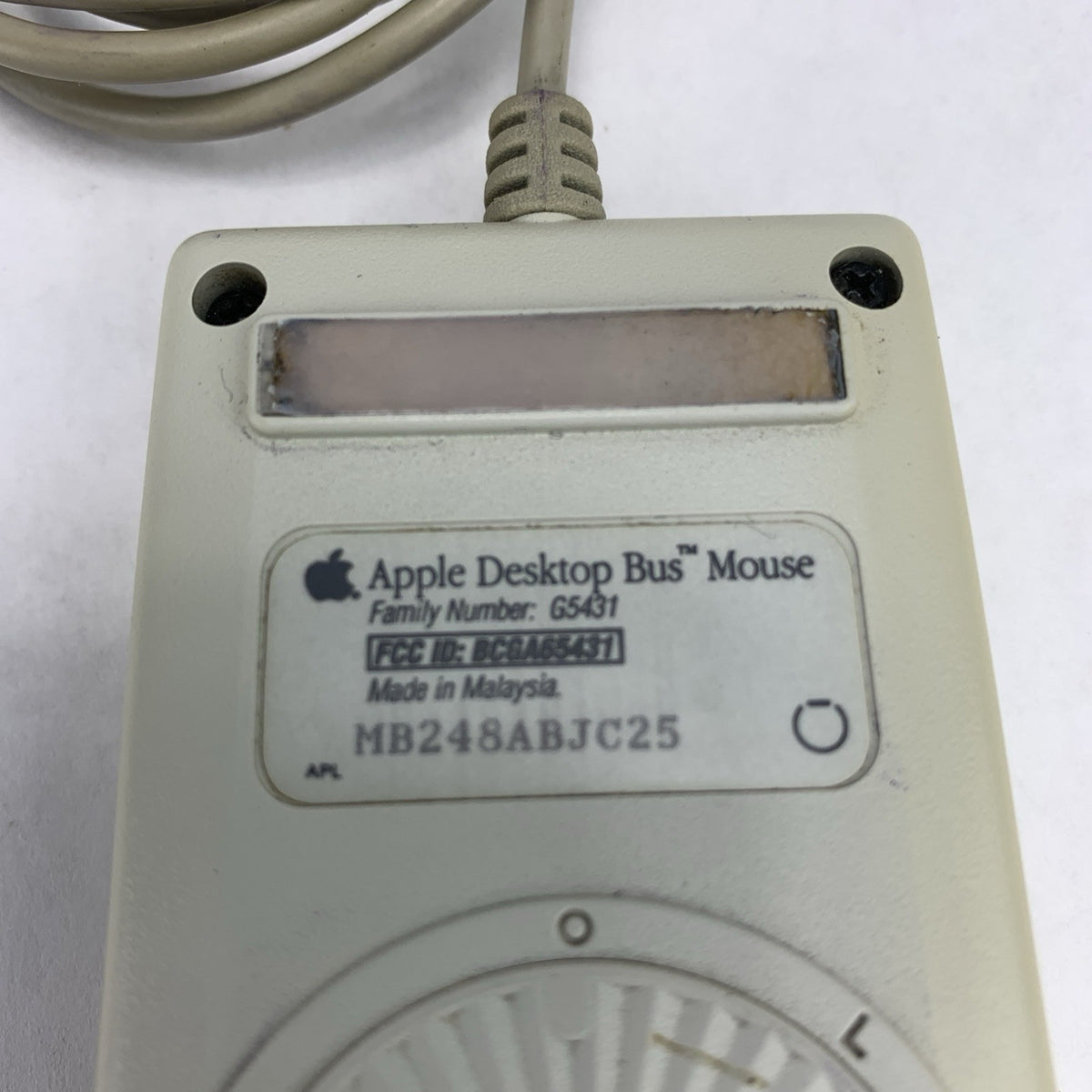 Vintage Apple G5431 Desktop Bus Mouse -Parts or Repair2