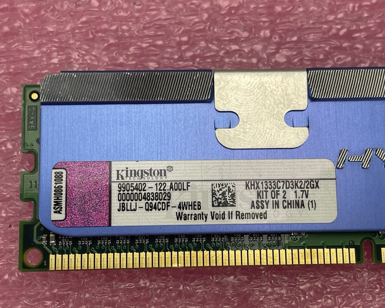 Kingston KHX1333C7D3K2 HyperX Genesis 4GB DDR3 1600MHz RAM - Lot of 4