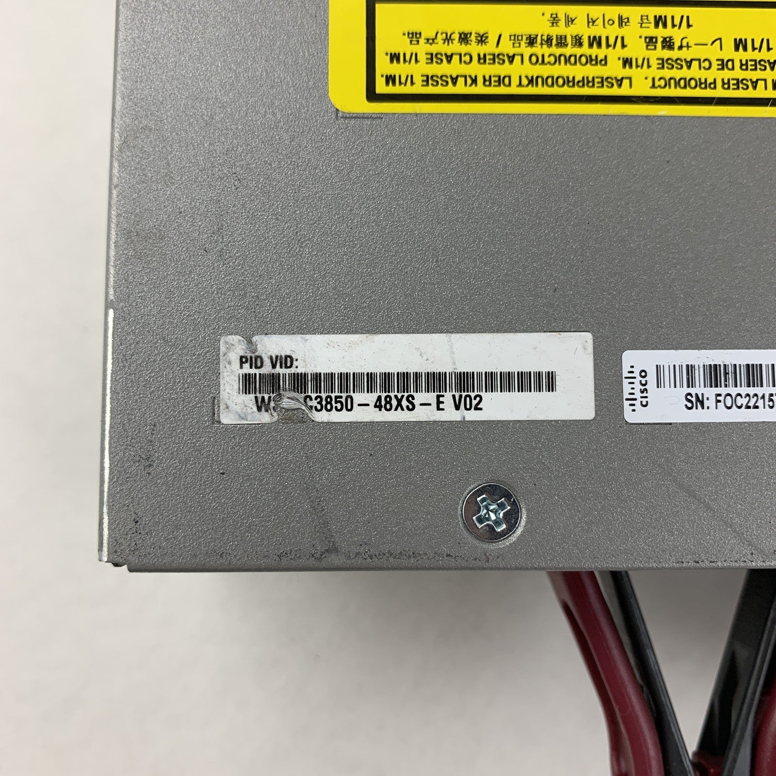 Cisco WS-C3850-48XS-E 48 Port 10G SFP+ Fiber Switch Tested Reset