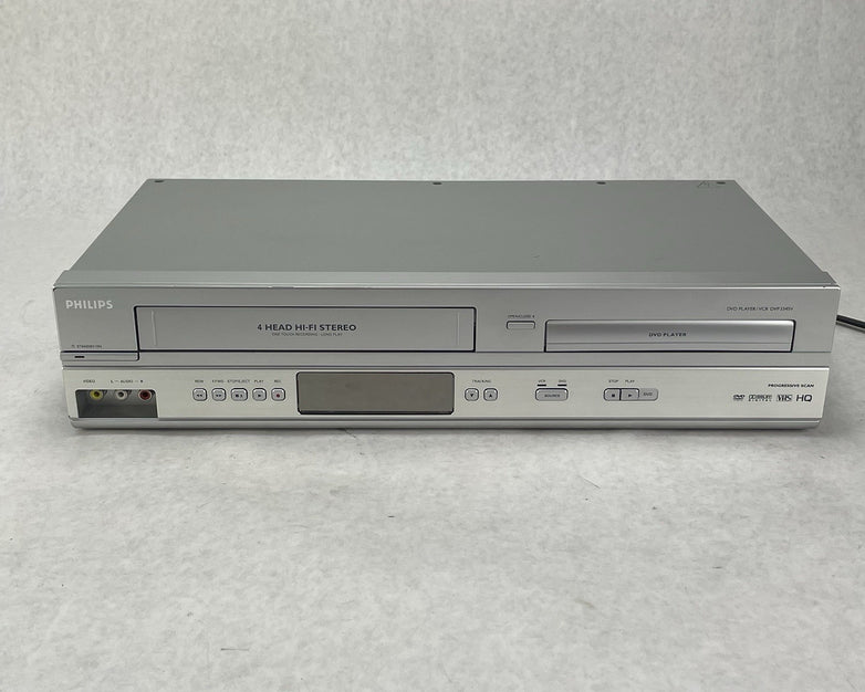 Philips DVP3345V/17 DVD VCR VHS Combo Recorder Player No Remote Tested Working