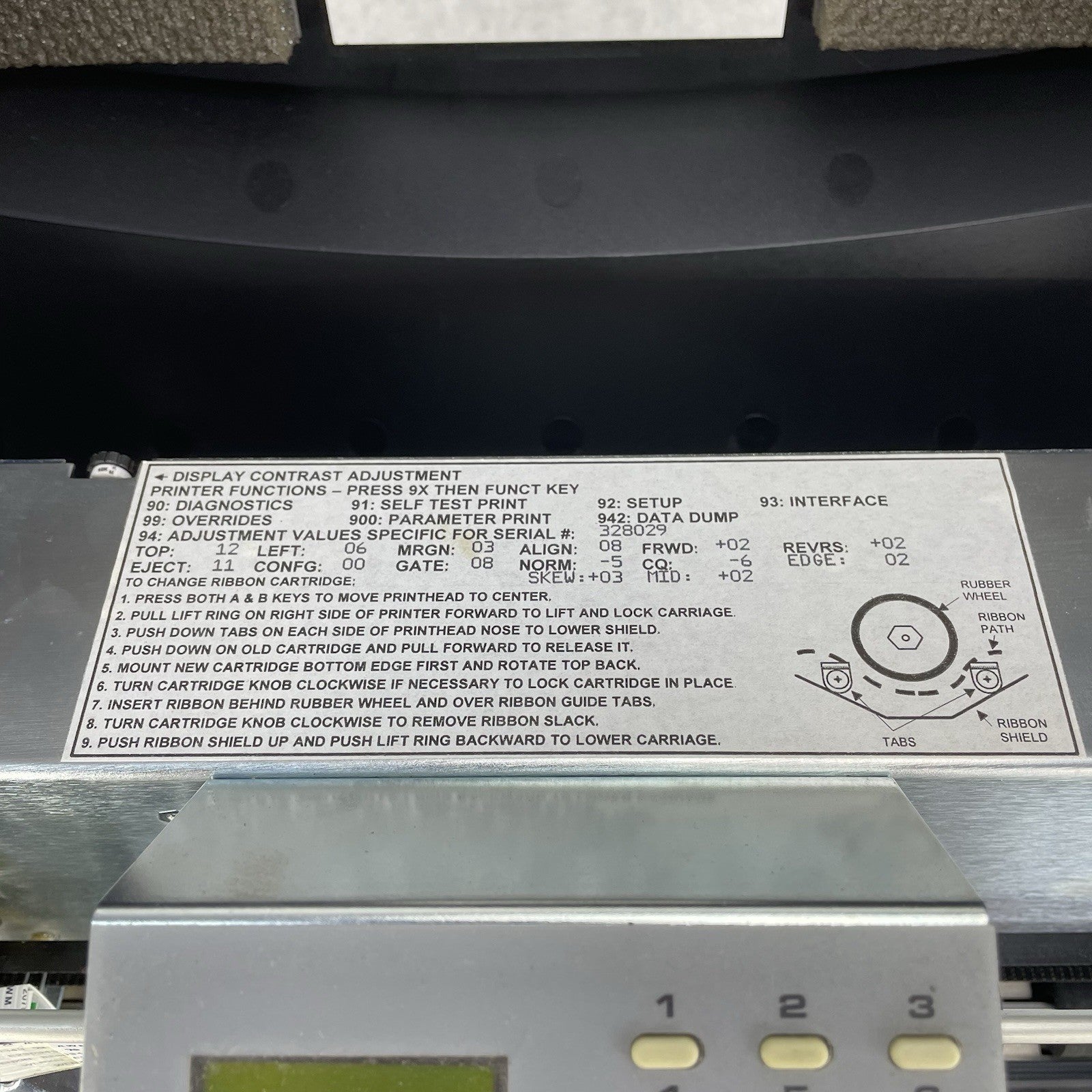 Craden Peripherals DP9 Passbook Transaction Printer No Ribbon Parts or Repair