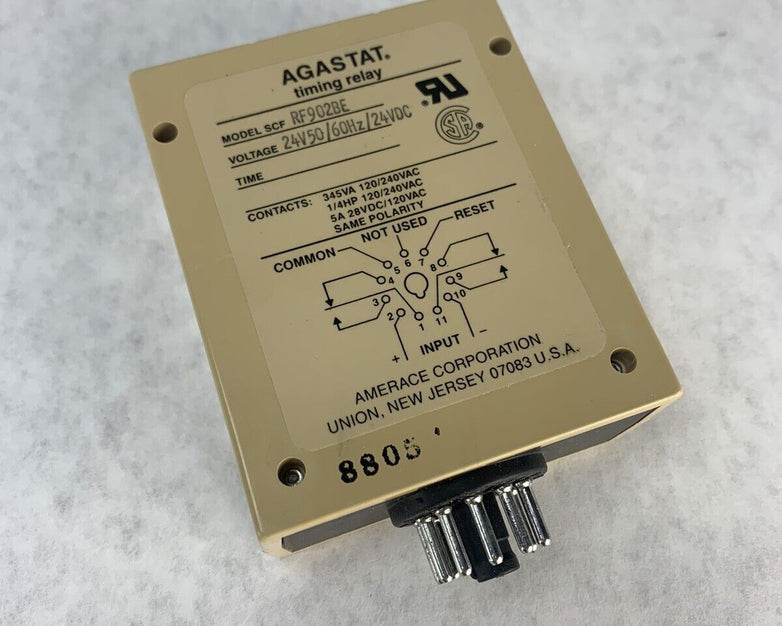 Agastat Timing Relay RF902BE 24Volts