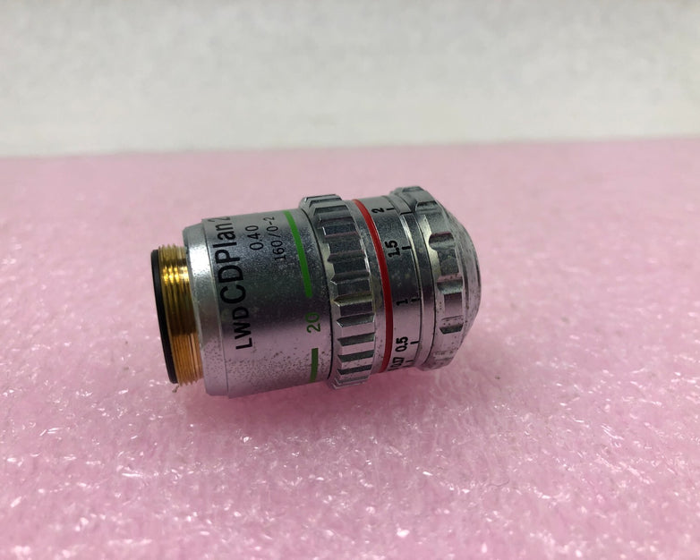 Olympus LWD CDPLAN 20PL .40 160/0-2 WD Microscope Lens Objective