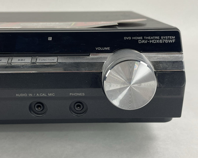 Sony HCD-HDX678WF 5 Disc DVD Home Theater Receiver No Remote Unit Only Tested