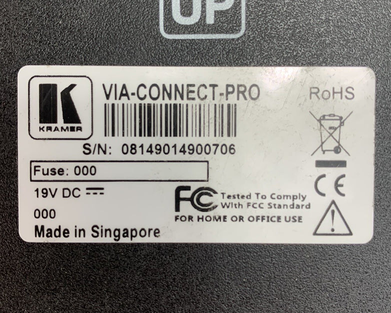 Kramer VIA Connect PRO 19V 1.5A