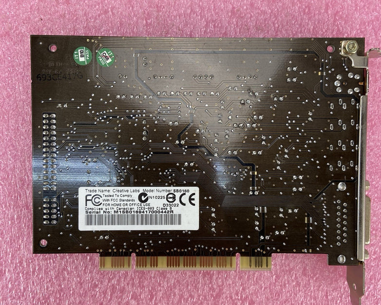 Creative Labs SB0160 Sound Blaster Audigy PCI Audio Card