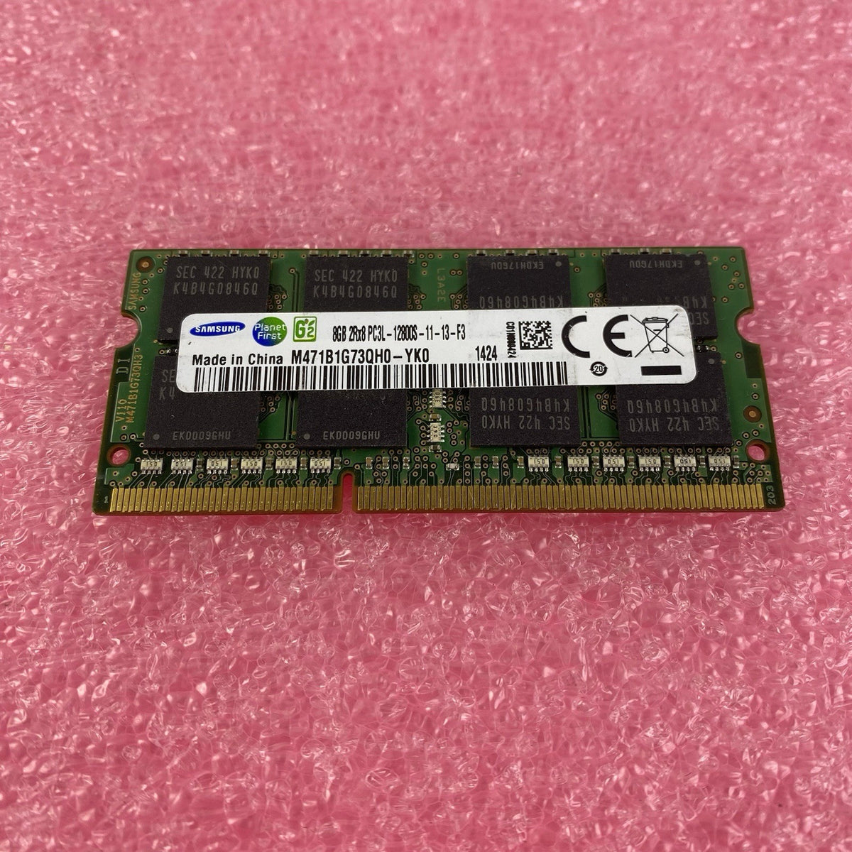 Samsung 8GB PC3L-12800S Laptop Memory Ram M471B1G73QH0-YK0 - Lot of 21