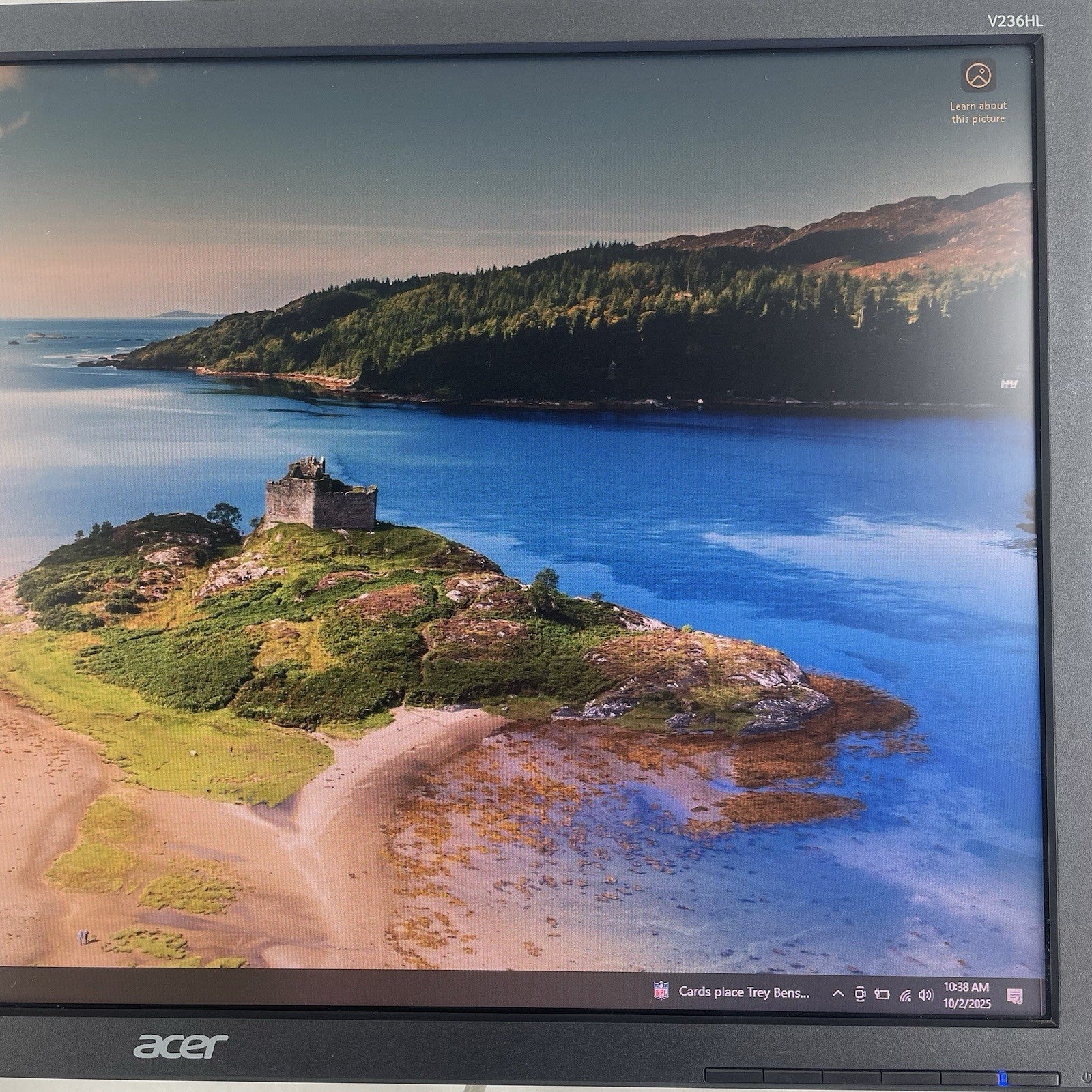 Acer V236HL LED Backlit Widescreen 1920x1080 16:9  Monitor Grade B
