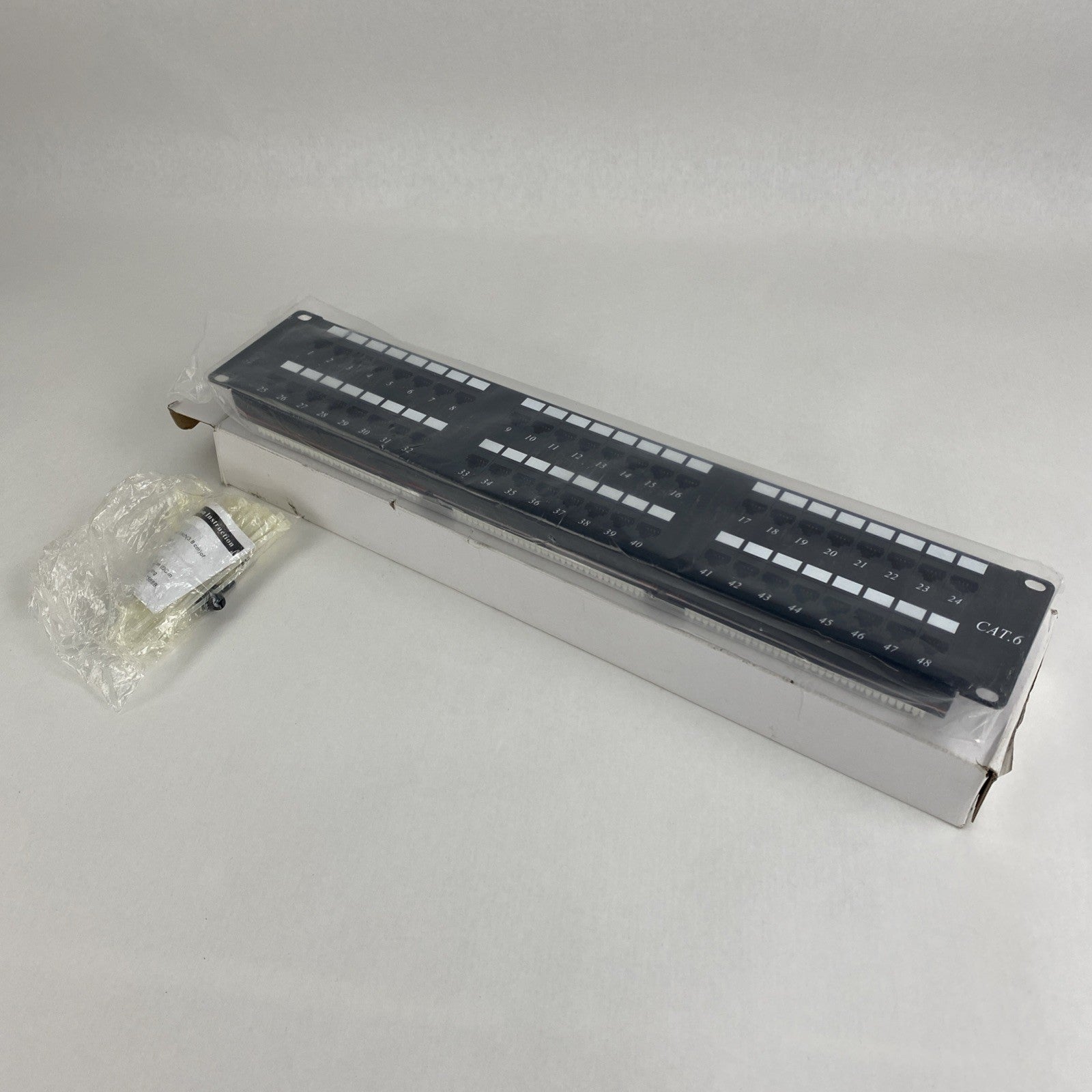 48 Port Cat 6 patch Panel Open Box Sealed Panel2