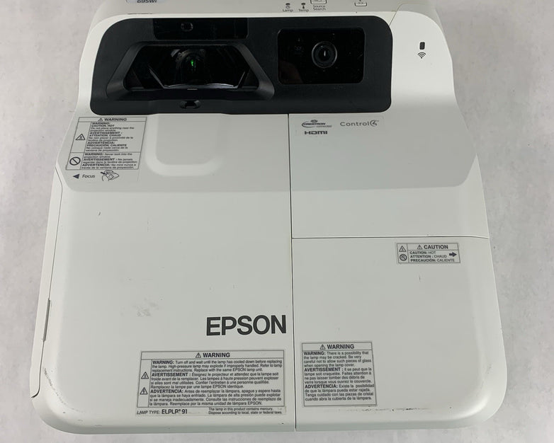 Epson PowerLite 695Wi H740A LCD Lamp Projector 1132 Lamp Hours - No Remote