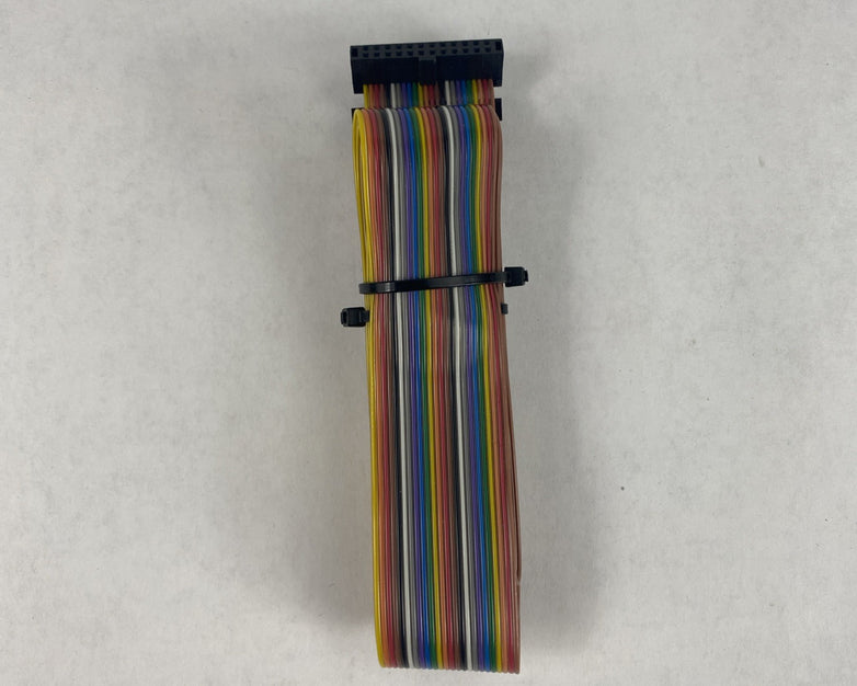 24 Pin 4ft Multi Coloured Flat Ribbon Cable Wire Lot of 5