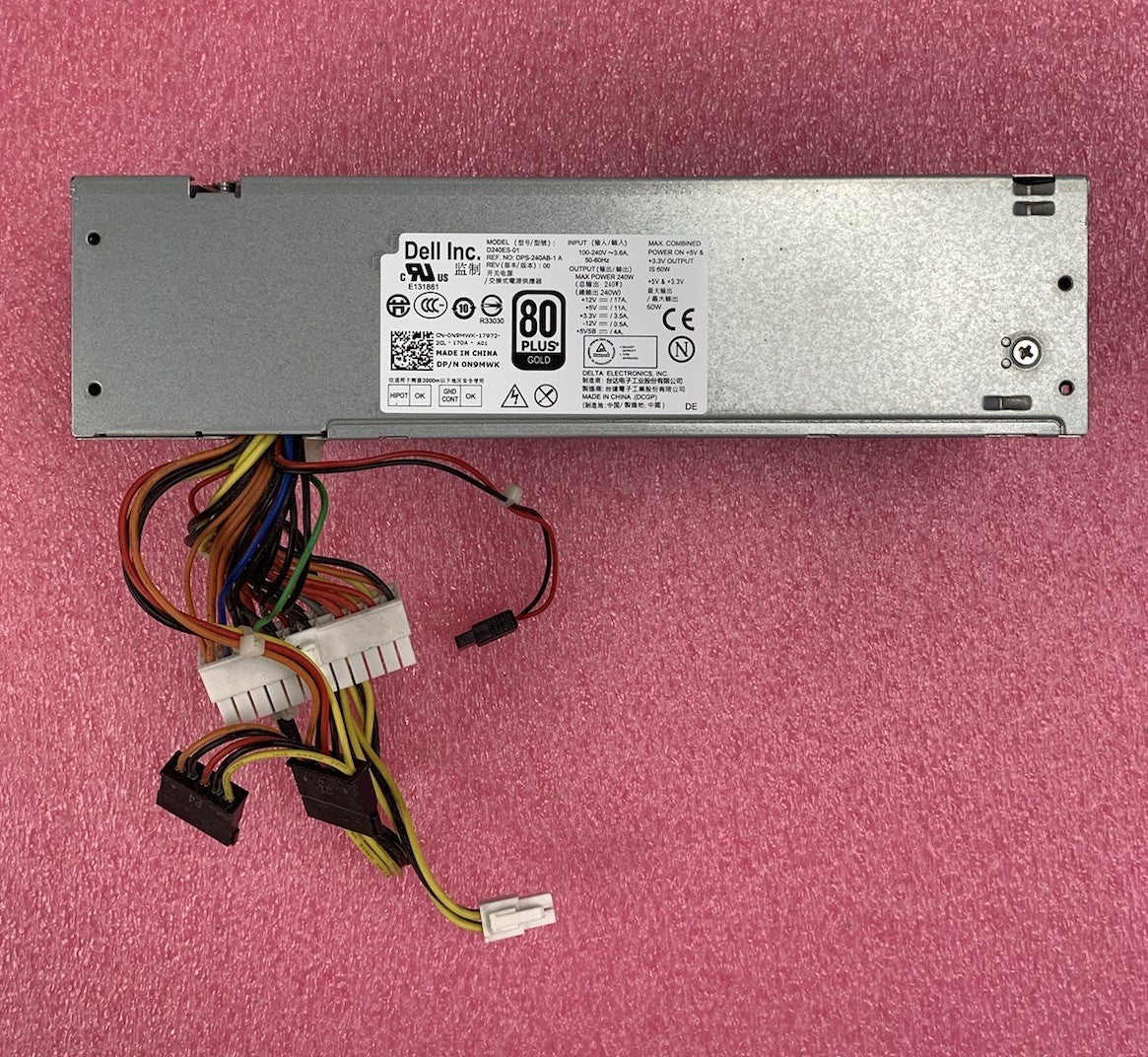Dell OptiPlex Delta Electronics D240ES-01 240W Power Supply