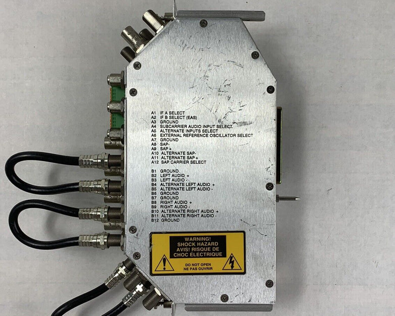 Mendota Scientific Atlanta Backplane 741150 Rear Interface 9815 w/ Tubes