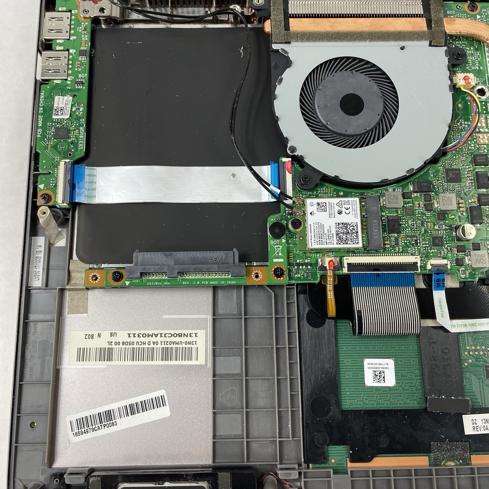 Asus UX410U 14" i7-8550 1.80 GHz 8 GB RAM No SSD/OS/AC/Battery17