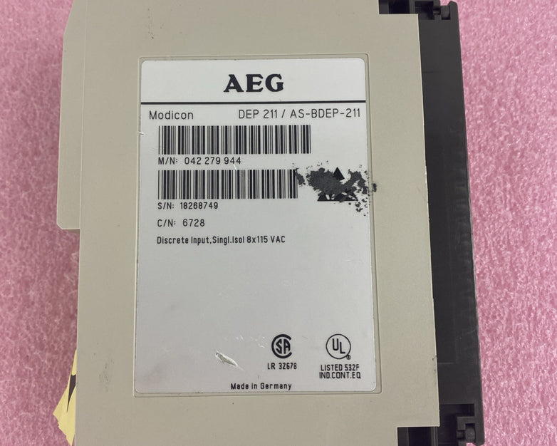 AEG Modicon DEP 211/AS-BDEP-211 Lot of 2