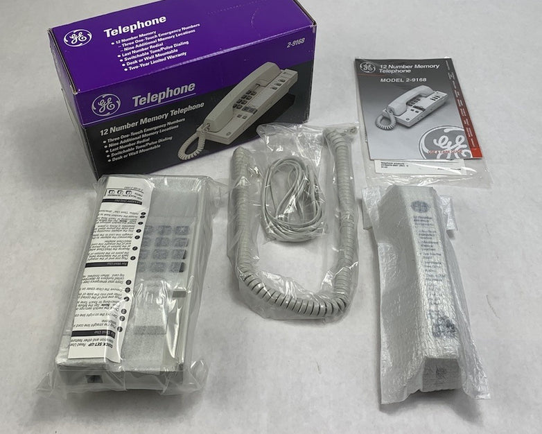 GE 2-9168 12 Number Memory Vintage Telephone