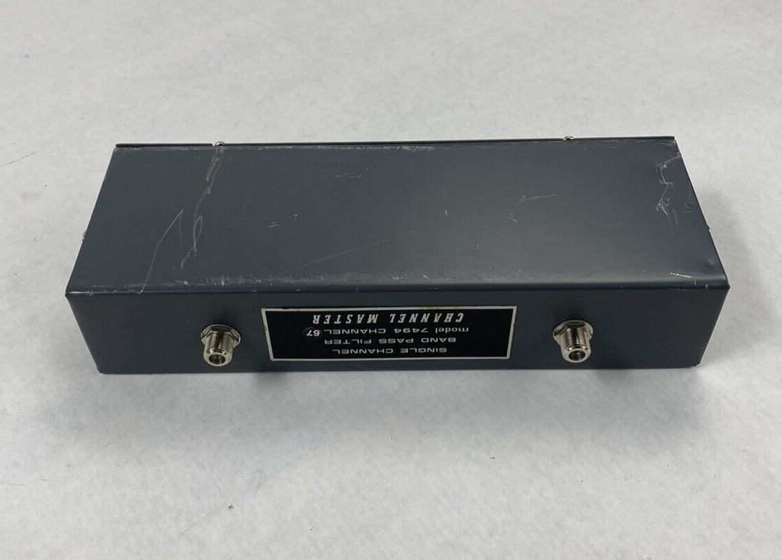 Channel Master MATV Systems Model 7494 Band Pass Filter UHF Band Channel 67