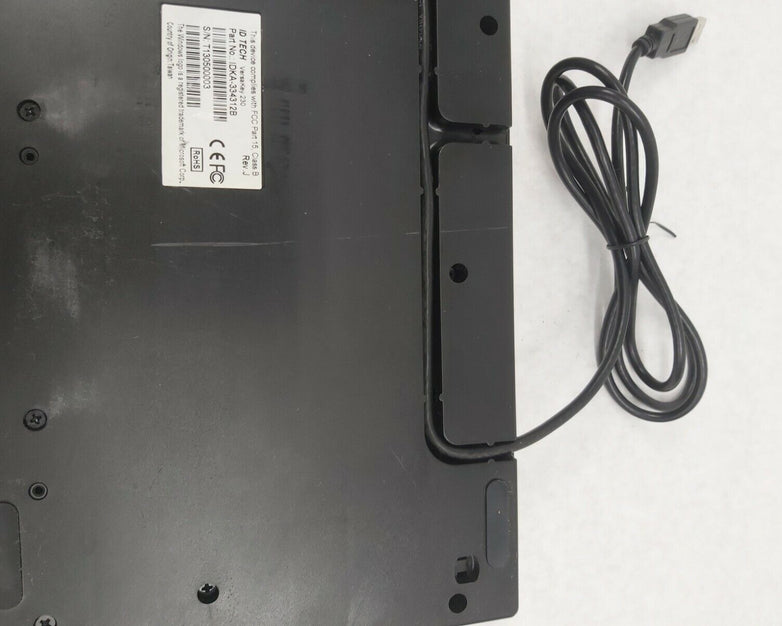 ID Tech IDKA-334312B Magstripe Card Reader Keyboard