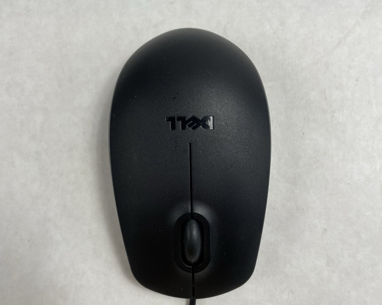 Dell USB Wired Scroll Wheel Optical Black Mouse MS111-P Lot of 5