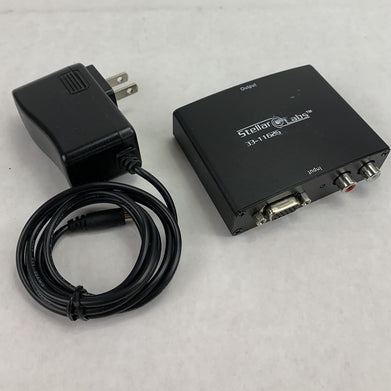 Stellar Labs 33-11625 VGA Video to HDMI Converter w/ AC Adapter