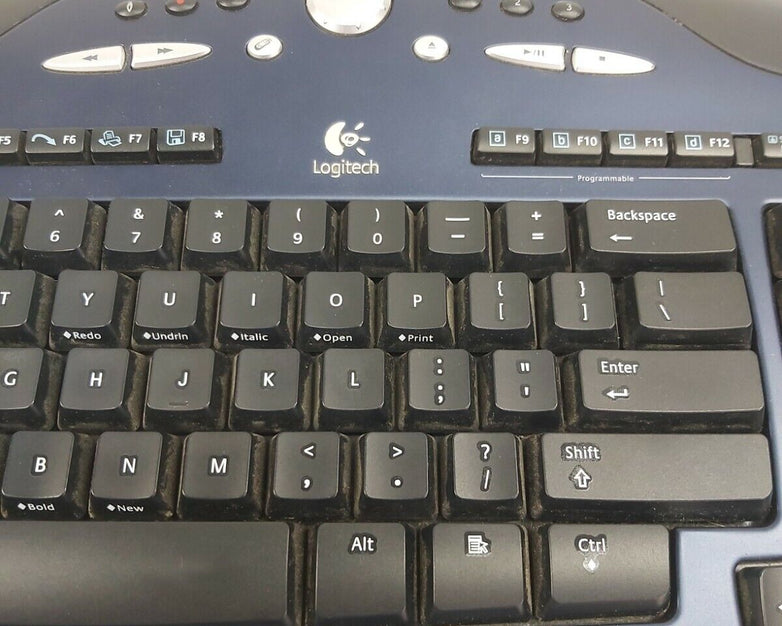 Logitech Y-RR54 LX-700 Cordless Wireless Keyboard CANADA 210 No Mouse/Dongle