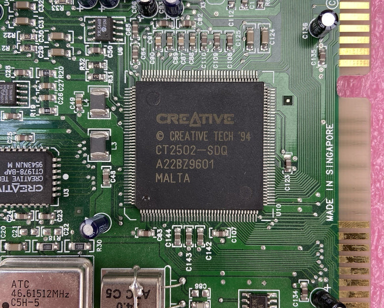 Creative Labs CT2940 Sound Blaster 16 CT2502-SDQ ISA Audio Card