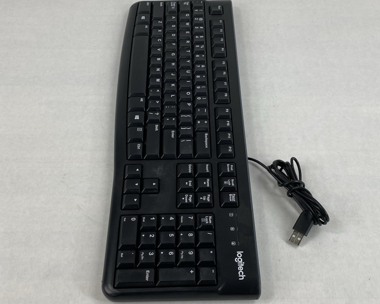 Logitech K120 Y-U0009 Wired USB Keyboard Tested Lot of 5