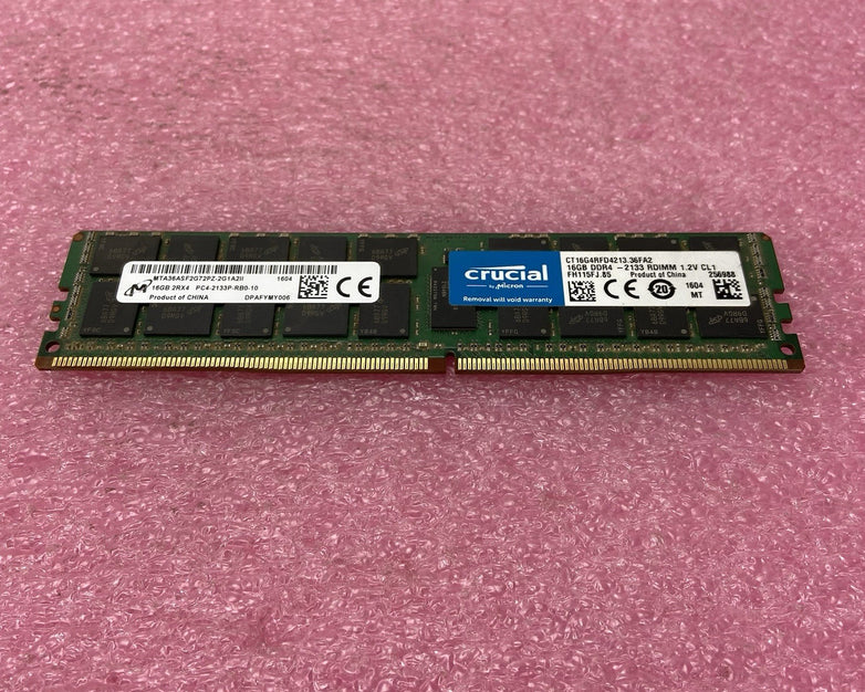 Crucial Micron 16GB 2Rx4 PC4-2133P MTA36ASF2G72PZ-2G1A2II RAM Memory