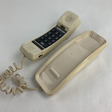 GTE 03601 Trimline Phone Telephone Touchtone Sigma 300 Wall Desk Vintage