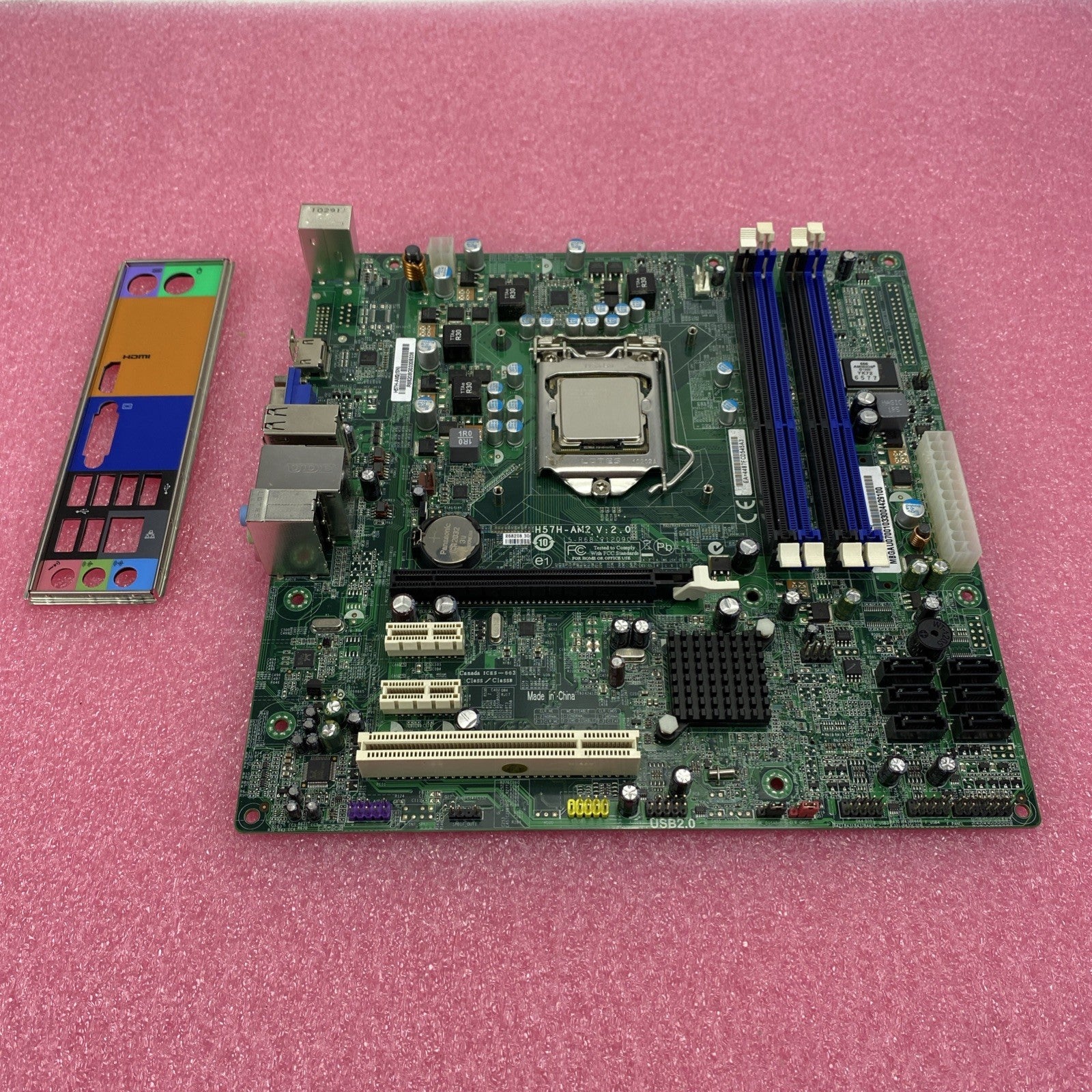 Gateway DX4840 Motherboard Intel Core i3-550 2.0GHz No RAM w/ Shield