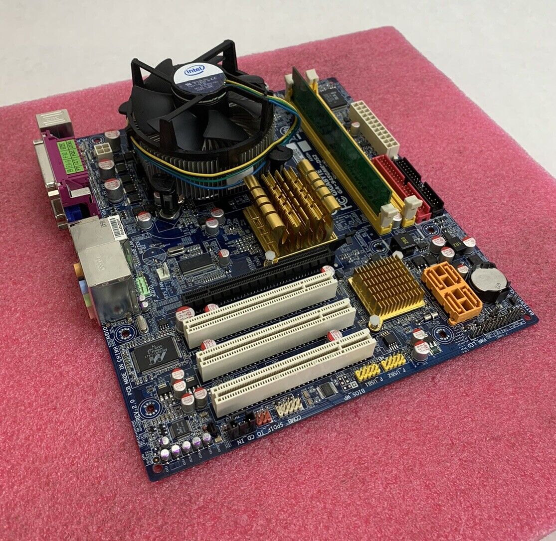 Gigabyte 945GME-DS2 Motherboard Intel Core 2 Duo 6420 2.13GHz 256MB RAM