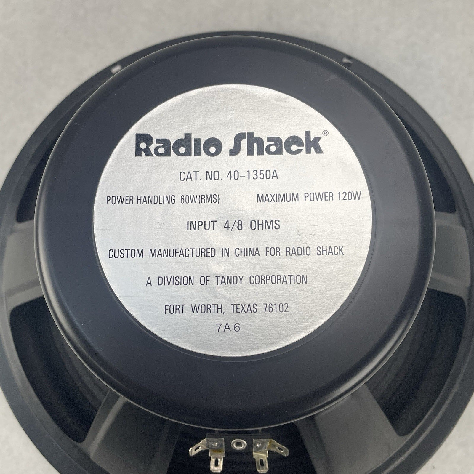 Radioshack 40-1350A Woofer 10" – Tested Working – Vintage Radio Shack Speaker11