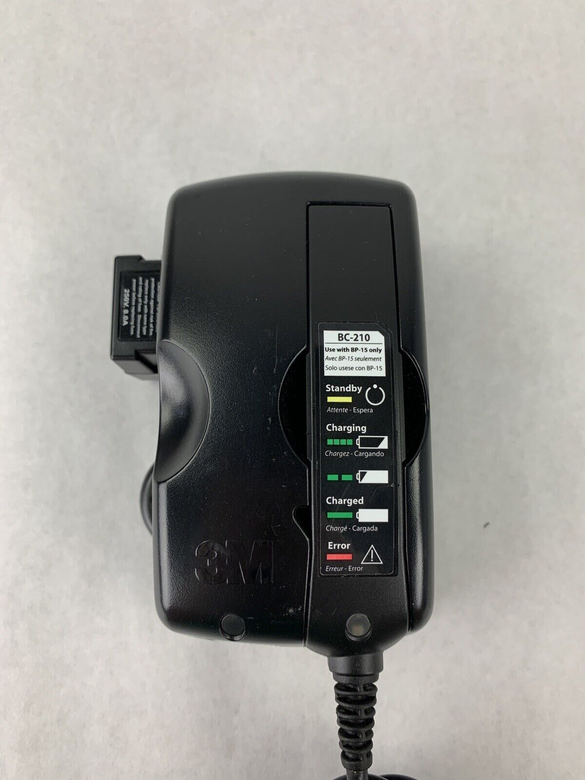 3M BC-100 Smart Battery Charger BC-210 w/ 3M BC-210A Smart Adapter Power Tested