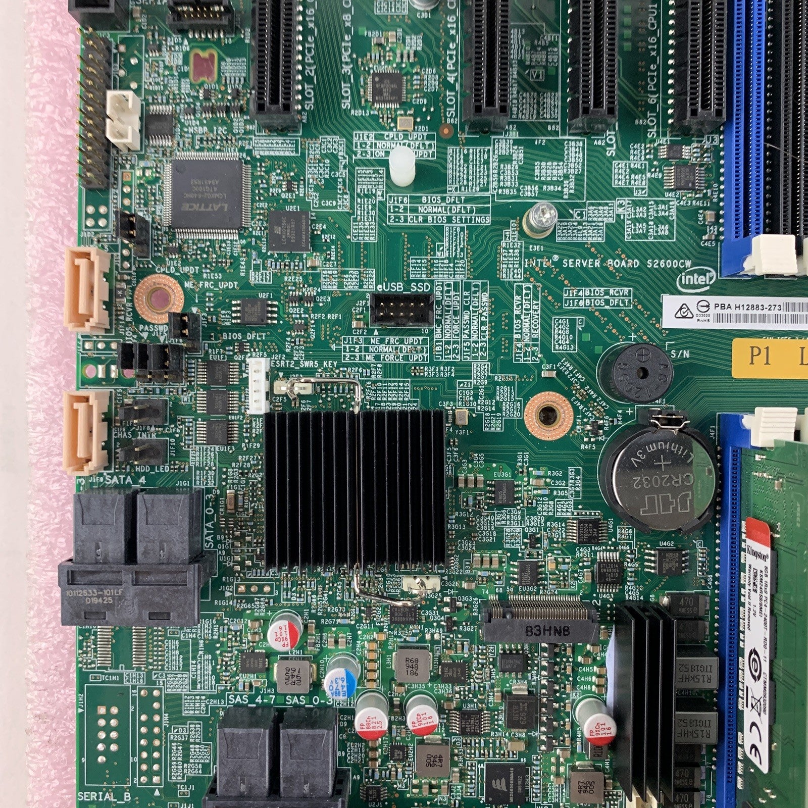 Intel S2600CW Motherboard H12883-273 1x Xeon E5-1620V4 3.5 GHz 32 GB Ram Tested