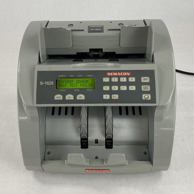 Semacon S-1625 Premium Bank Grade Currency Counter - Parts or Repair