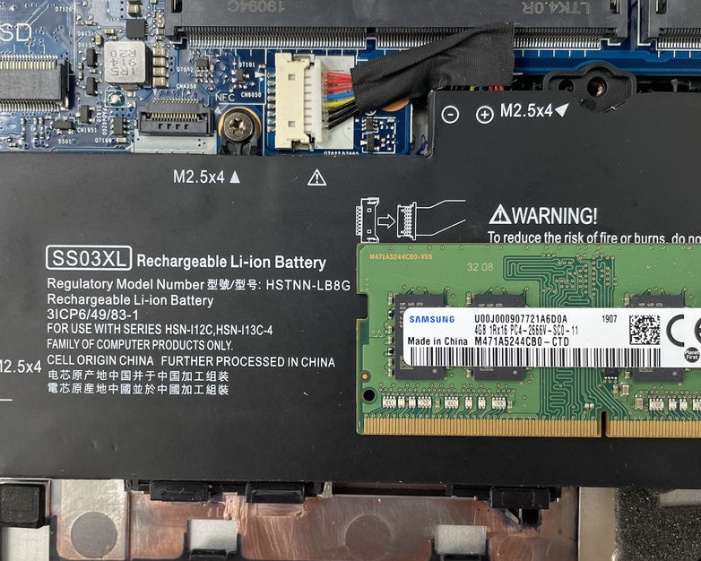 HP mt44 14" Ryzen 3 Pro 2300U 2.00 GHz 4 GB RAM No SSD/OS/AC - READ