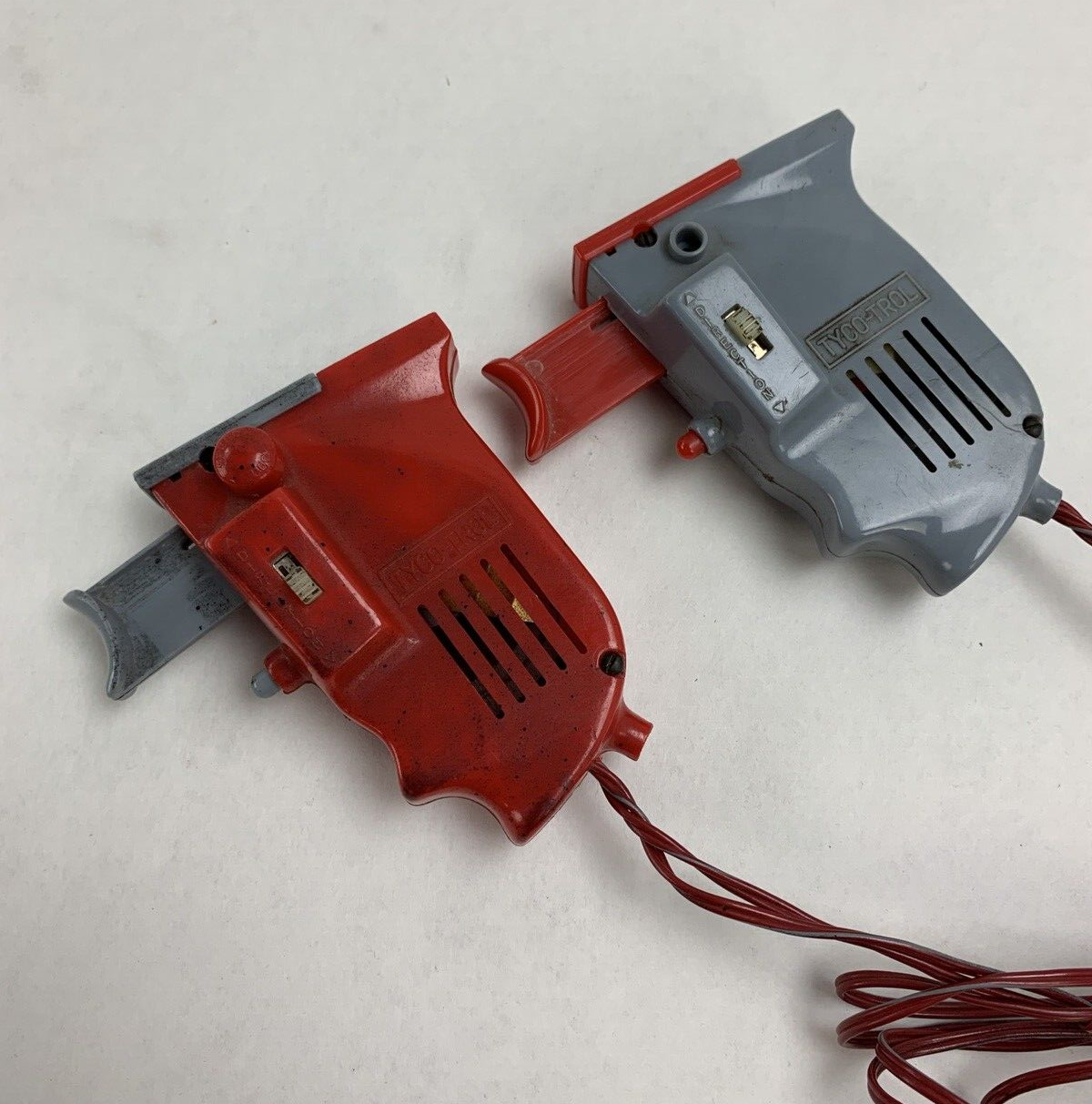 Tyco Speedways Red and Blue Speed Controller W/ ITC Model Craft Power Pack