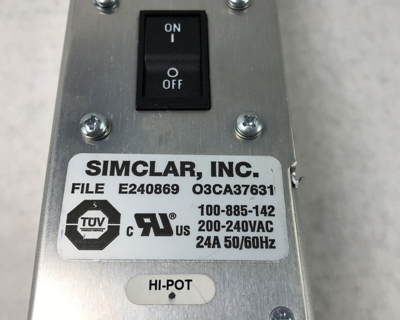 Simclar 100-885-142 E240869 Power Adapter